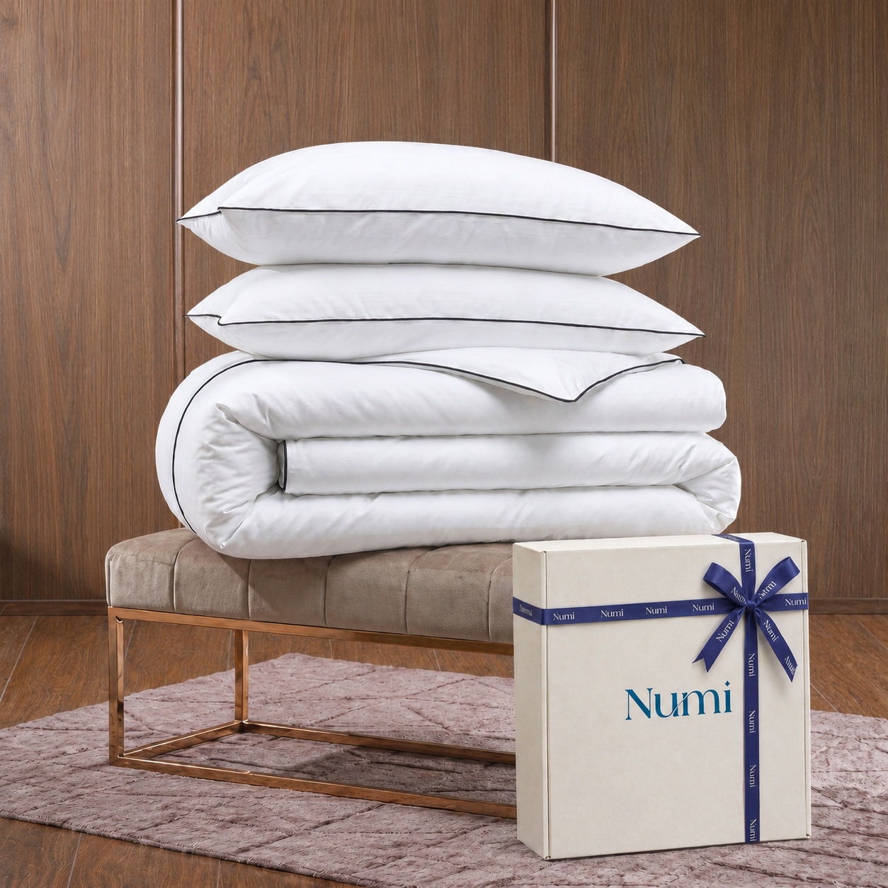 Numi® Percale CrispClean+™ - סט מצעים מלא
